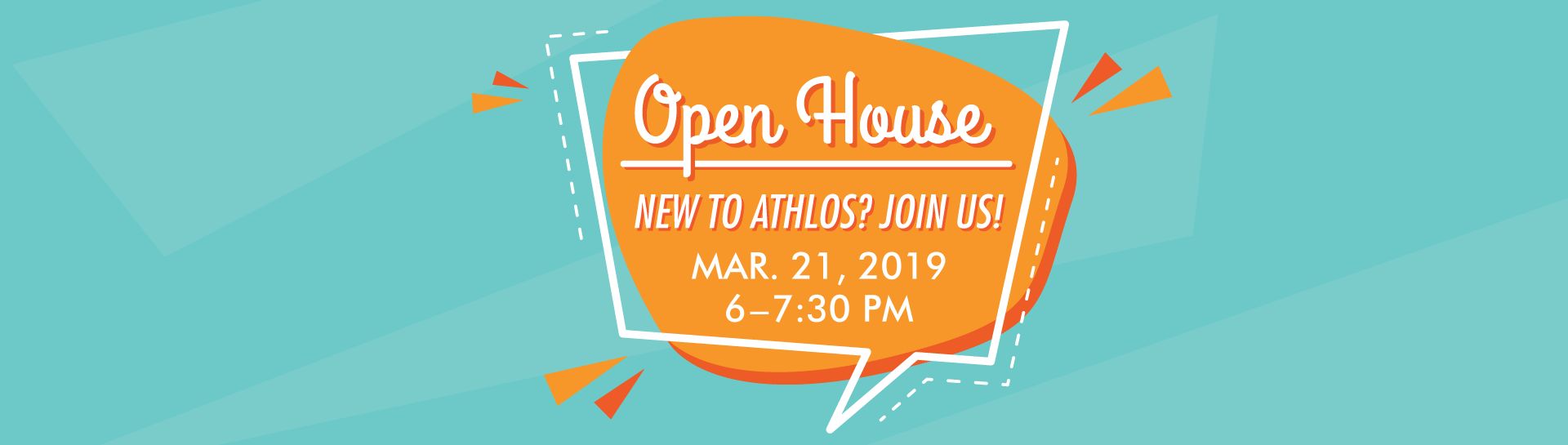 Join us for an open house on March 21, 2019 at 6:00 – 7:30 PM