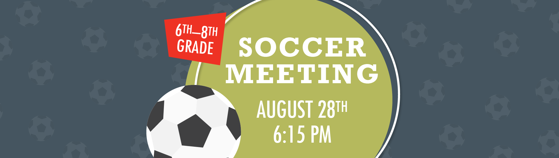 Soccer Meeting August 28th